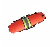 MotiveTech de de Buceo Señalizador Superficie Inflable de Material TPU y Nylon con Tira Reflectante y Fácil Inflado Adecuada para Natación en Mar Tamaño, Naranja Rojizo