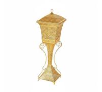 MotiveTech Decorativo Censer Porta Incienso Metal con Silueta y Trabajo Focal Visual Que el Espacio Adecuado para Rincón de Oración Hogar Sala Formal, Mediano