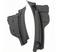 MotiveTech Deflectores Impermeable Par Paneles Capó con Rejillas Ventilación Incorporadas Negro