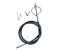 MotiveTech Desatascador de desagües con cable y taladro, limpiador de tuberías, herramienta para desatascar fregaderos de cocina, 5 Metros