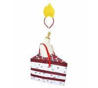 MotiveTech Disfraz de Pastel para Niños, Accesorios de Actuación, Molde de Postre, L to XL