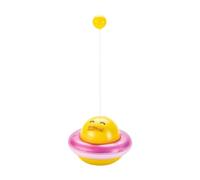 MotiveTech Dispensador de Golosinas Juguete Interactivo para Gatos Alimentador de Puzzle Facilita Limpieza Estructura Desmontable Adecuado para Mascotas en Inter, Rosa