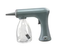 MotiveTech Dispositivo eléctrico de burbujas, accesorio de salón, recargable, máquina de espuma uniforme, resistente, Gris