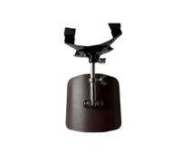 MotiveTech Ergonómico Guitarra table Pierna, Array, Color Café Con Pinza Negra, Soporte Para Guitarra Clásica Con Pinza De Color Negro
