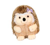 MotiveTech Erizo de Peluche, Muñeco, Decoración para El Salón, Juguete de Peluche para Acompañar a Niños Y Niñas a La Hora de Dormir, Lazo Violeta