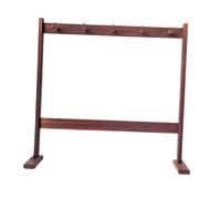 MotiveTech Expositor de Carillón de Viento, Soporte de Madera para Carillón, Decoración de Escritorio para Interiores, Elegante Estante Colgante para Sala de Est, L