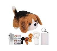 MotiveTech Felting Artesanía Muñeca Fieltro Lana Suministros Manualidad Suave Función DIY Cómoda Adecuada para Principiantes Adultos Decoración de Bolsos Mochila, Estilo E