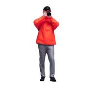 MotiveTech Figura en Miniatura a Escala 1:64, Masculina, para Fotografía, Manualidades, Decoración de de Resina de Moda, Modelo de Figura Di