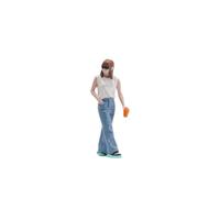 MotiveTech Figura Mujer a Escala 1:64 Realista Figura Mujer Tallado Minifigura para Coleccionistas, Maquetas, Fotografía Acercamiento Extremo