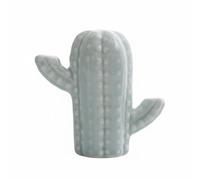 MotiveTech Figurita Animal de Cerámica Soporte Joyas Colgador Anillos Collares Pulseras Cerámica Esmaltada Brillante Diseño Animal Artesanal Adecuada para, Blue Cactus