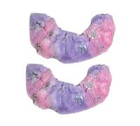 MotiveTech Fundas para Patines Cubiertas Protectoras Patines Hielo Material Flannel Transpirable Acolchado Ligero Aptas para Patín Hockey Artístico, Rosa Morado