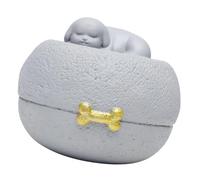 MotiveTech Funeraria de Resina para Perros, Contenedor para Cenizas de Mascotas,