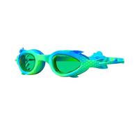 MotiveTech Gafas de Piscina para Niños con Lente Transparente Y Puente Nasal Ajustable, Verde