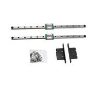 MotiveTech Guía Lineal, Riel Deslizante Lineal, 300 Mm, Metal, Sin Pérdida de Altura en El Eje Z, Accesorios para Ender-3/V2/Pro
