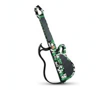 MotiveTech Guitarra Inteligente Luces Indicativos Guitarra sin Diapasón Tradicional Máquina Compases para Principiantes, Verde Camuflaje