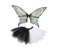 MotiveTech , Hada, Accesorio Disfraz Princesa para Fiestas, decoración para Baile y actuaciones en, Juegos, Negro con Falda