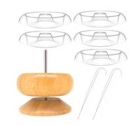 MotiveTech Herramienta Manual Ensartado s con Base Estable Estación s con Agujas Curvas para Aficionados a la Arsanía, Ensartar B