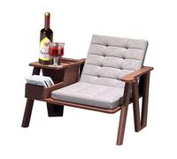 MotiveTech Juego de Muebles para Casa de Muñecas a Escala 1:12, Accesorios de Fotografía, Mini Sillón Y Mesa Auxiliar, Decoración de Micropaisaje para Dormitorio