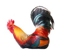 MotiveTech Juguete de Simulación de Animales en 3D, Almohada de Muñeca, Adorno de Juguete Infantil único, Almohada de Peluche para Niños Y Niñas, Gallo