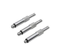 MotiveTech Kit 3 Conectores para comprobador Fugas Caja Engranajes fueraborda M9 M8 Metal para Taller reparación embarcaciones.