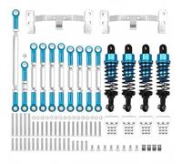 MotiveTech Kit de Actualización de Metal para Coche RC Piezas de Mejora para Coche Teledirigido para Aficionados Al, Todoterreno, Escalada en Roca, Azul Cielo