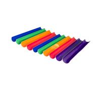 MotiveTech Kit Pipeline: Desafío de Tuberías, 10 Medias Bolas Y 1 Pelota, Trabajo en Equipo, Actividades de Aprendizaje Grupal para Deportes Al Aire Libre en El