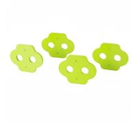 MotiveTech Lámina de Ajuste para Calas de Bicicleta de Montaña, Espaciador de PETG Apilable de 1-6mm, Calzas para Corregir Desnivel de Piernas, Universal Resistente para Ciclistas Tipo De Altura