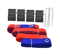 MotiveTech Línea de Voleibol de Playa, Voleibol, Alta Visibilidad, Mejorada con Anclajes Metálicos Y de Arena para Patio Trasero, Césped, Arena.