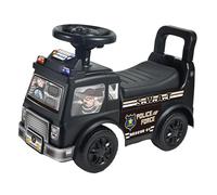 MotiveTech Los Niños Viajan en Un Paseo Musical, Desarrollan Habilidades Motoras, Dibujos Animados, Ruedas Estables Y Suaves, Bajo Nivel de Ruido para Niños en E, Negro