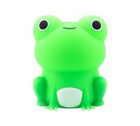 MotiveTech Luz Nocturna Infantil Lámpara de Noche Led Control Táctil Silicona Forma Rana Recargable Usb Portátil Adecuada para Dormitorio Regalo Lactancia Decora, Luz blanca cálida