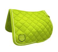 MotiveTech Mantilla Montar Universal Sudaro Equitación Cómoda Mantilla con Ribete para Entrenamiento, Hípica, Instalación Equina , Verde Aguacate