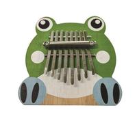 MotiveTech Mbira 8 Compacto Mbira con Marcas Notas Afinada Instrumento Musical para Juego Creativo, Rana