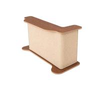 MotiveTech Mesa Auxiliar Rascadora Resisn Rascador Esquina con Mesa Mueble para Gatos, Color to 1