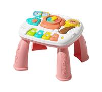 MotiveTech Mesa de Actividades con Forma, Juguete Sensorial, Niños de 3, 4, 5 Y 6 años, Rosa