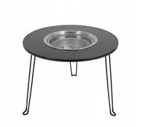 MotiveTech Mesa de Camping Plegable Ligero Mesa de Barbacoa Plegable Diseño Desmontable para Playa, Jardín, Madera