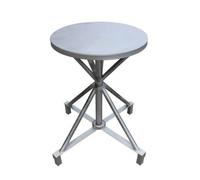 MotiveTech Mesa Trabajo Giratoria con Base Metal Estable Soporte Pintura en Pulverizador Resistente Soporte Giratorio Pintura para Pintores, Diámetro 50cm, Altura 60cm Eje Doble