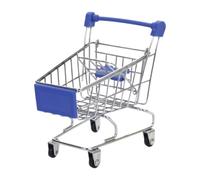 MotiveTech Mini Carrito, Carrito pequeño supermercado, comestibles utilitario para niños, Juguetes Almacenamiento, Azul Oscuro