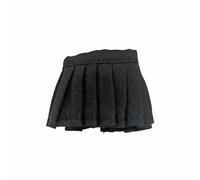 MotiveTech Minifalda Plisada para Muñeca Diseño Plisado Minifalda para Muñeca BJD 1/12 Estilo Colegiala , Negro
