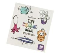 MotiveTech Minilibro para Colorear para Adultos Y Regalos, Tema, Arte Lindo, Libro para Colorear Pequeño Y Sencillo, 3 X 3 Pulgadas, para Entretenimiento