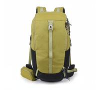 MotiveTech Mochila de Senderismo Mochila Trekking Mochila Montaña Mochila Viaje Ligera y Compacta con Soporte de Espalda y Correas Curvadas Materiales de Nylon y, Verde, Verde Amarillento, 25L