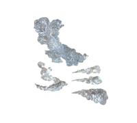 MotiveTech Modelo de Efecto de Humo, Accesorios para Figuras de Acción, Efectos Realistas de Niebla Y Nubes, Piezas de Niebla para Figuras de Acción