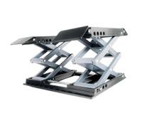 MotiveTech Modelo de Elevador de Coche a Escala 1:18, Accesorios para, Realista, Pequeño, 3 Ajustables, Taller de Reparación de Auto, Negro