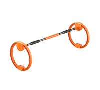 MotiveTech Neumático de Entrenamiento para Deportes de Resistencia, Portátil, Silencioso, de Doble Círculo, Accionado Manualmente Y Orientado a Adultos, Naranja