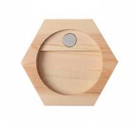 MotiveTech Panel Expositor de Hexagonal de Madera Tablero para Soporte Modular de Pared Organizador con Imán y Paneles Combinables Adecuado para Maratonistas Estudios Salas de Estar Entradas