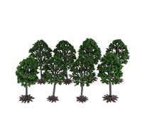 MotiveTech Paquete Hecho a Mano de 14 1:87 Señalización de Tráfico DIY Freeway Scene Layout Decoration, 8X árboles