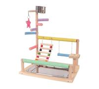 MotiveTech Parque de Juegos para Loros, Gimnasio, Parque Infantil, Soporte de Juego para Periquitos