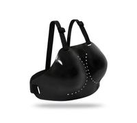 MotiveTech Pecho Esgrima Ergonómico Pechera Esgrima Perforado Pecho con Correas Tables para Entrenamiento , Negro , L