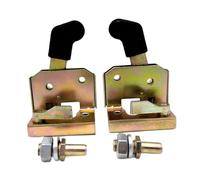 MotiveTech Pieza de Repuesto para Cerradura de Puerta de Montacargas, Manija de Puerta con Cerradura, Accesorio para Camiones Y, 2 lados con pasador de bloqueo