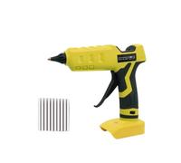 MotiveTech Pistola de Pegamento Termofusible Inalámbrica Aplicador de Cola con Control Electrónico y Empuñadura Cómoda Interfaz 20V para Movimiento Libre
