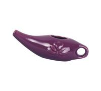MotiveTech Pot Irrigador Nasal de Cerámica con Capacidad de 250ml Diseño Ergonómico Y Mango Cómodo Fácil de Limpiar Adecuado para Limpieza de Fosas Nasales, Violeta